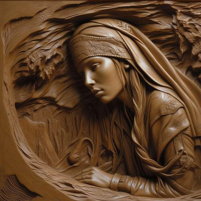 نموذج ثلاثي الأبعاد لآلة CNC 3D Art 